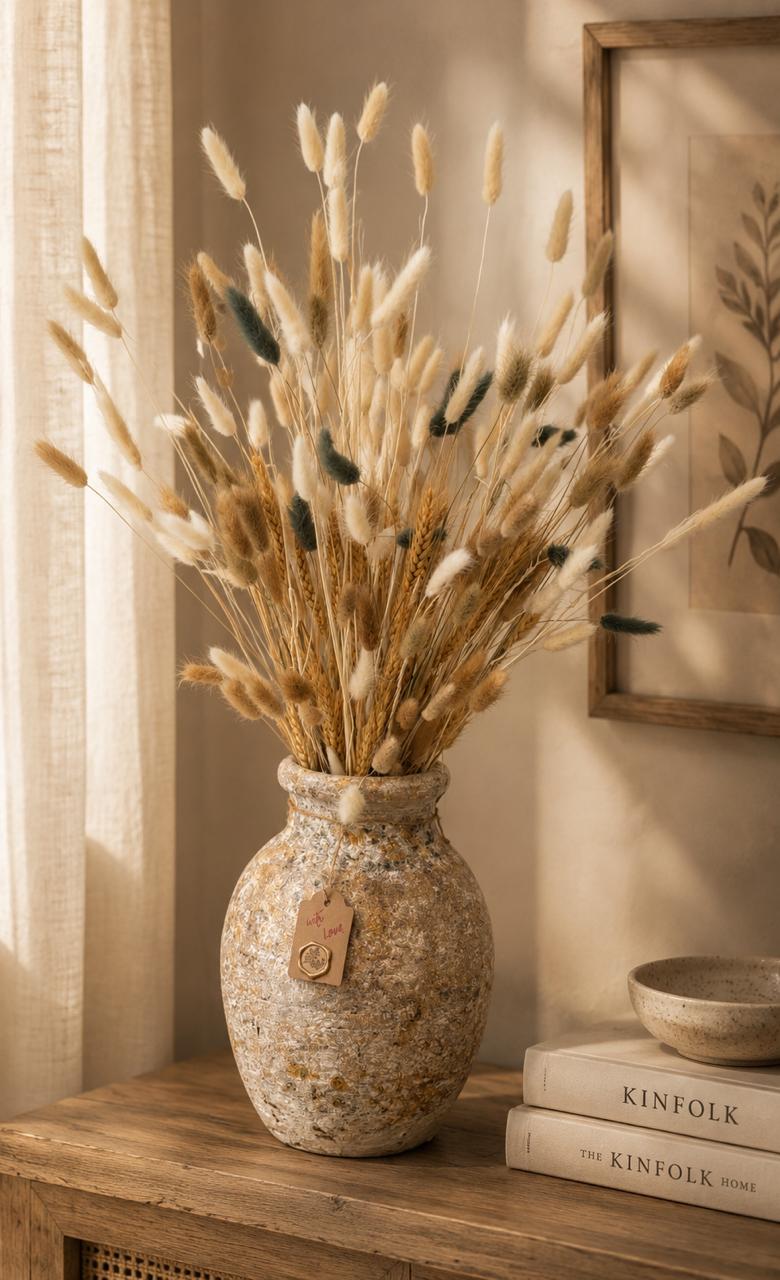 Harvest Whisper Dried Bloom Vase
